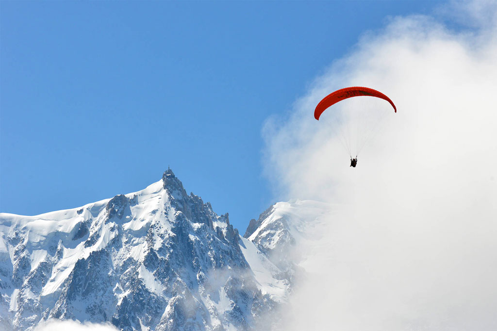 Paraglyding in Chamonix - Majestic