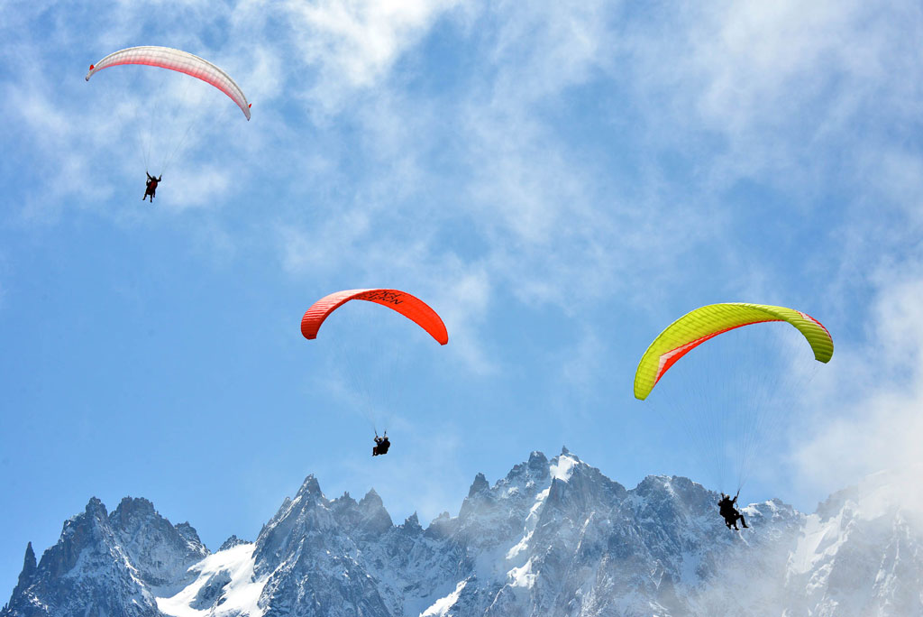 Paraglyding in Chamonix - Majestic