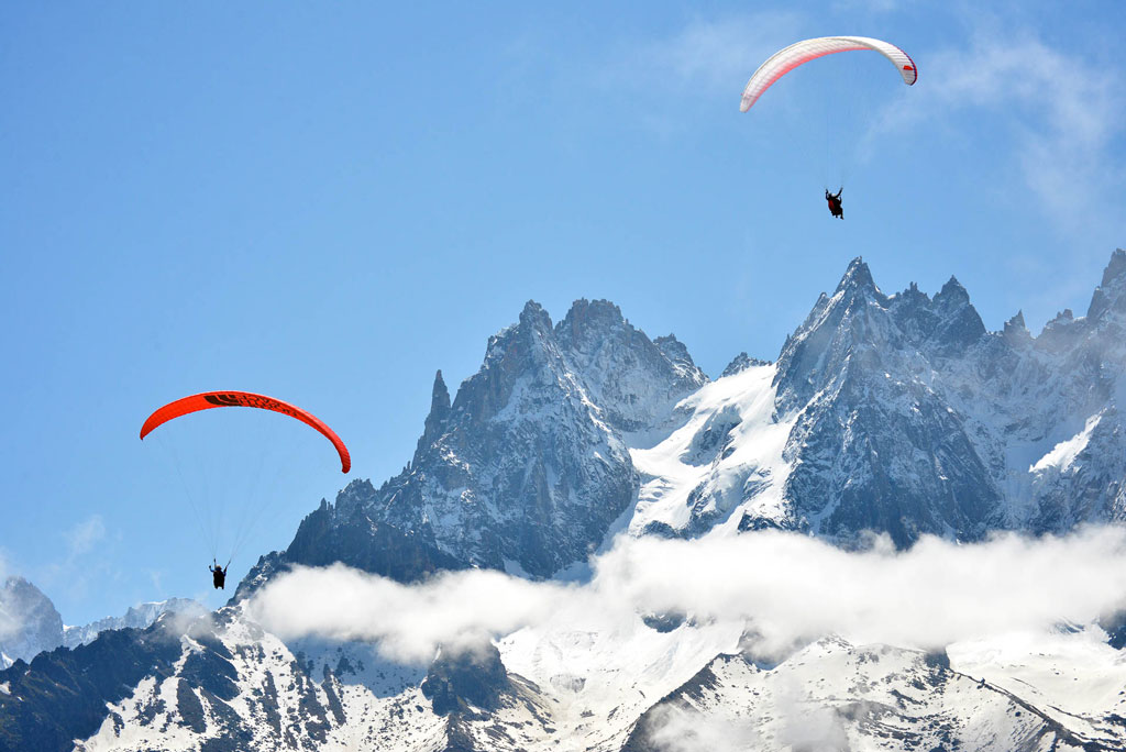 Paraglyding in Chamonix - Majestic